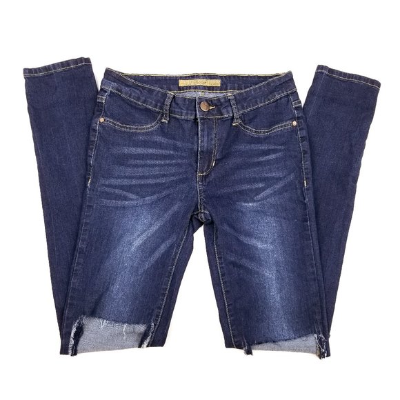 Joe's Jeans Denim - JOE'S JEANS | Knee Burnout Skinny Jeans Dark 26 XS